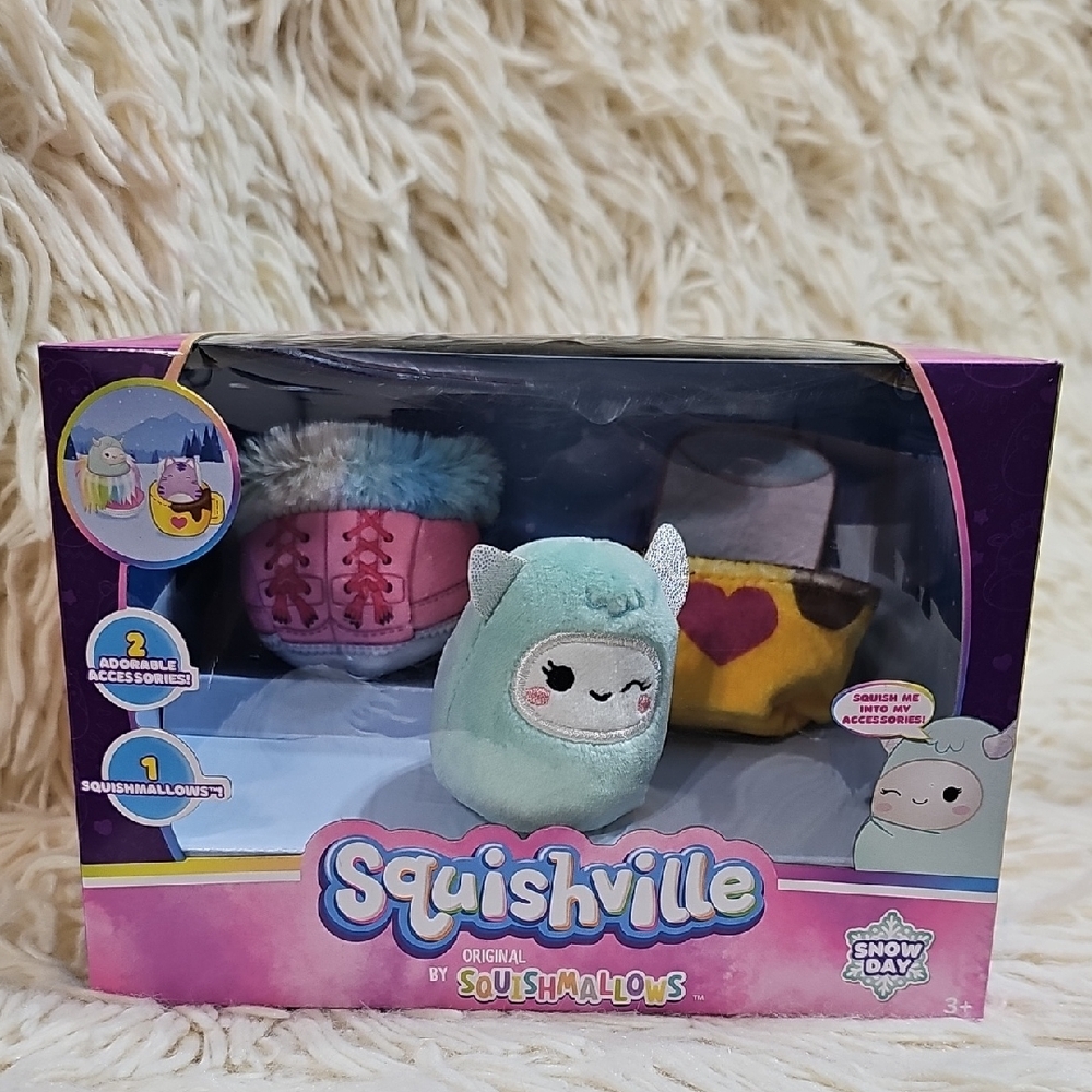 Squishville by Squishmallows Mini Plush Set ❄️ Snow Day ❄️  Set